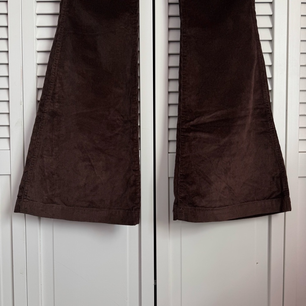 Madewell The Perfect Vintage Flare Corduroy Pants Brown Retro Boho Size 24 - Picture 5 of 9